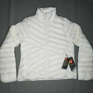 Under Armour Jacket Large Womens UA Uptown Puffer Full Zip Puffer Down Insulated